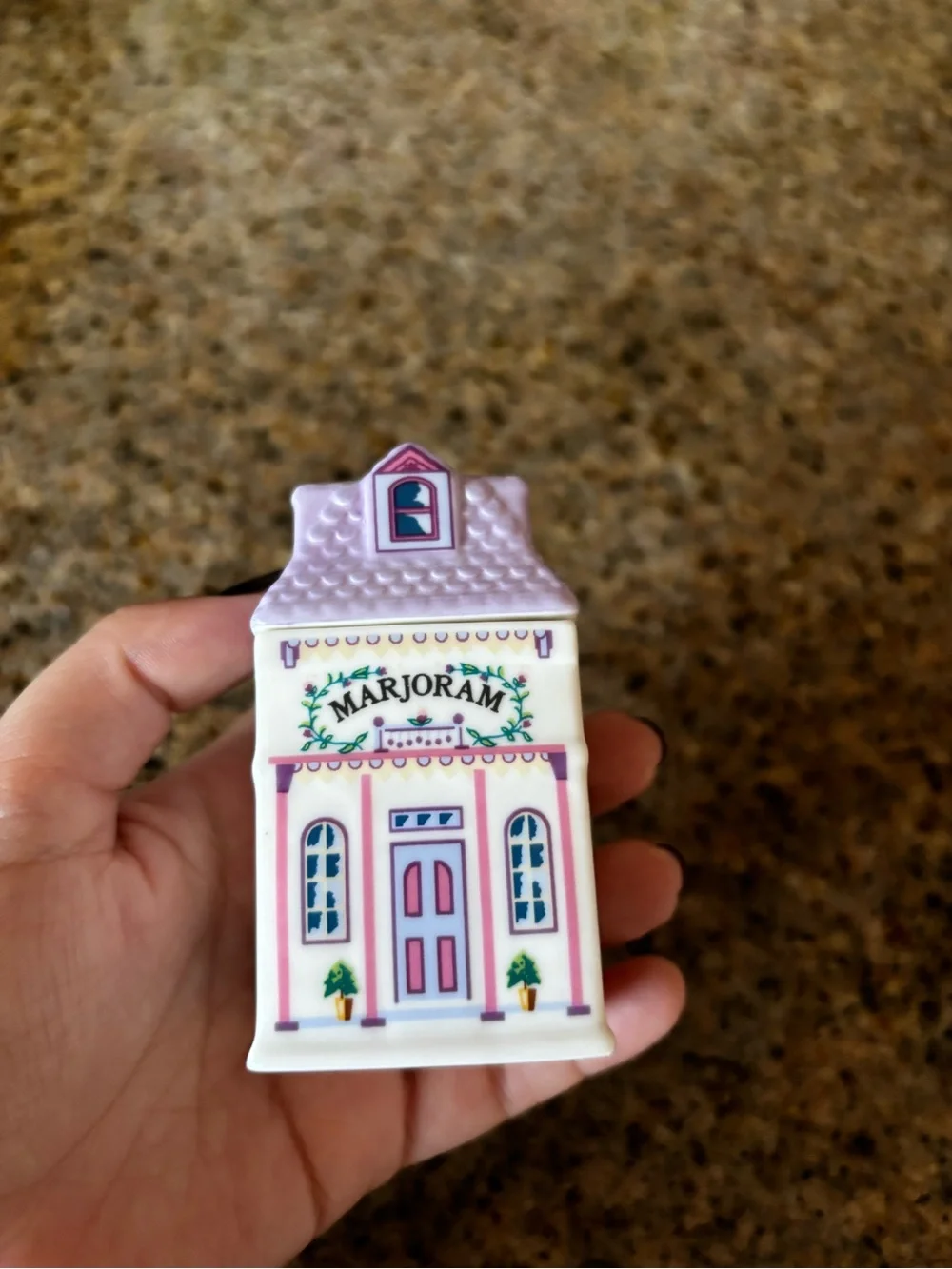 Lenox Spice village Marjoram Spice Jar